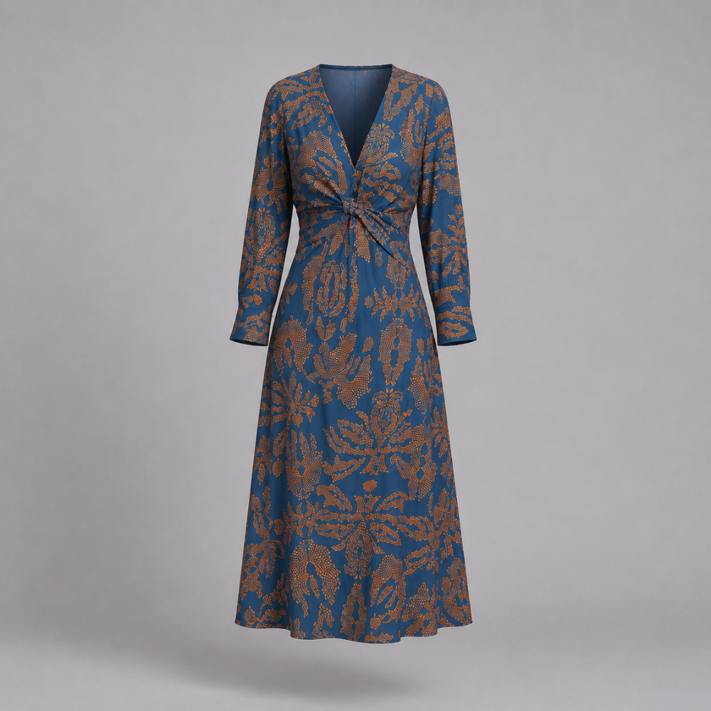 Eliana | Women's Wedding Guest A-Line Maxi Dress