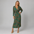 Eliana | Women's Wedding Guest A-Line Maxi Dress