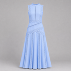 Elodie | Women's Sleeveless Lace Midi Wedding Guest Dress