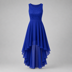 Madeline | Women's Wedding Guest Elegant High-Low Dress