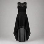 Madeline | Women's Wedding Guest Elegant High-Low Dress