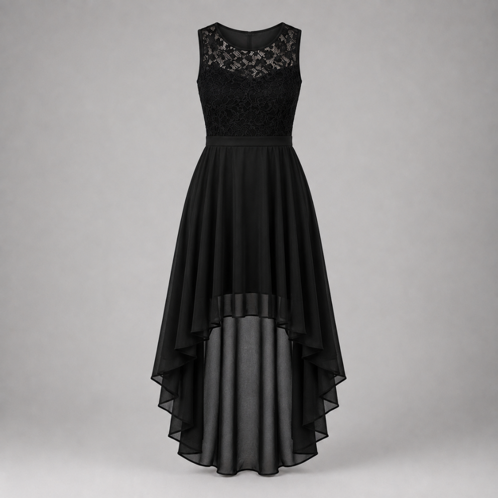 Madeline | Women's Wedding Guest Elegant High-Low Dress