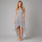 Madeline | Women's Wedding Guest Elegant High-Low Dress