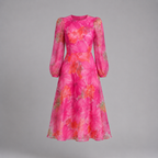 Rosalie | Women's Wedding Guest Formal Floral Midi Dress