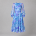 Rosalie | Women's Wedding Guest Formal Floral Midi Dress