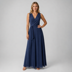 Selena | Women's Wedding Guest Elegant Wrap Maxi Dress