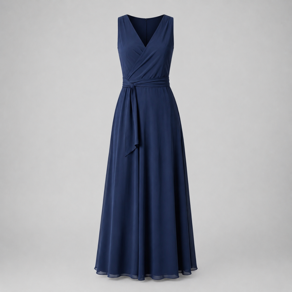 Selena | Women's Wedding Guest Elegant Wrap Maxi Dress