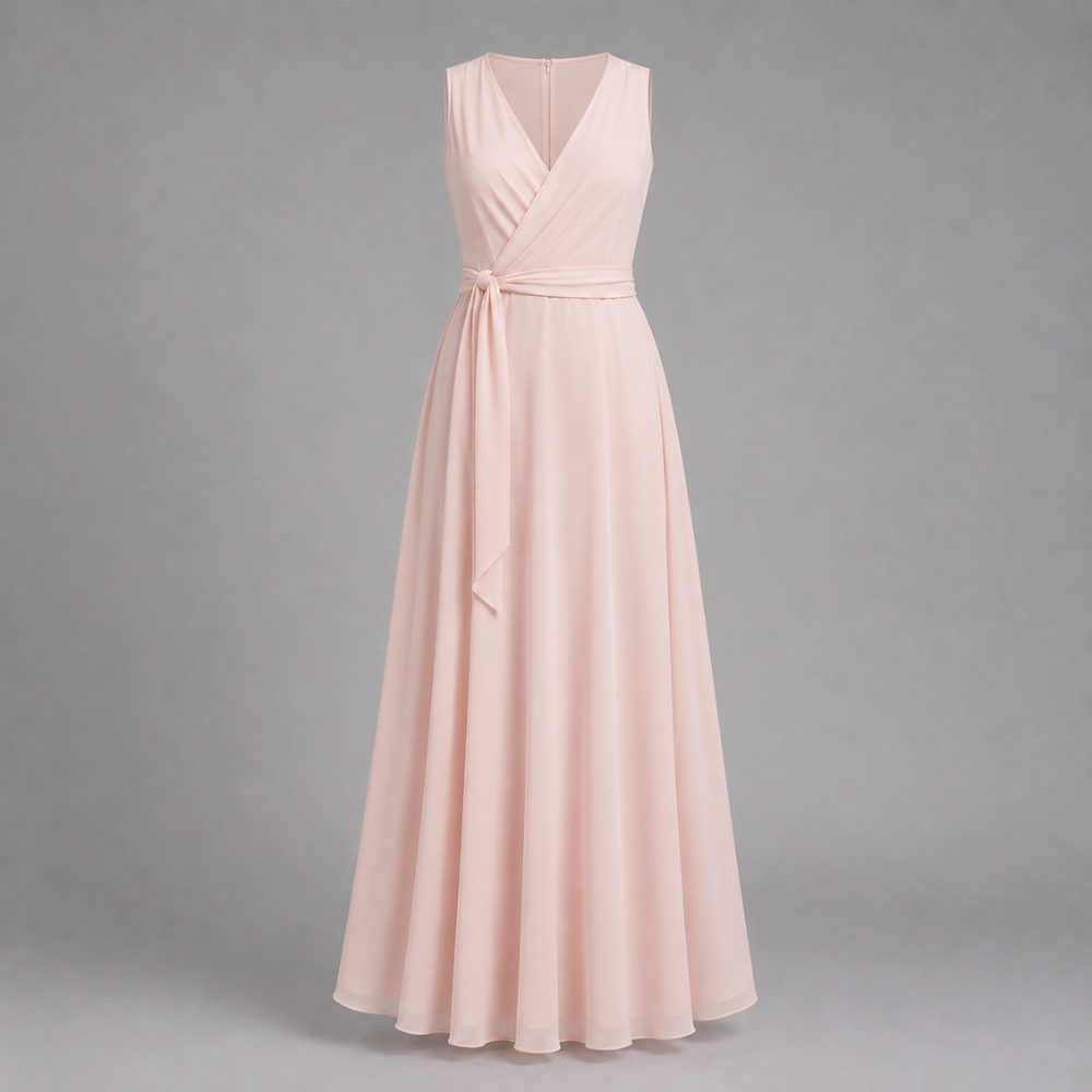 Selena | Women's Wedding Guest Elegant Wrap Maxi Dress