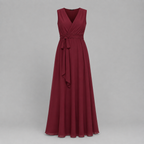 Selena | Women's Wedding Guest Elegant Wrap Maxi Dress