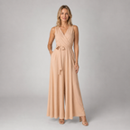 Selena | Women's Wedding Guest Elegant Wrap Maxi Dress
