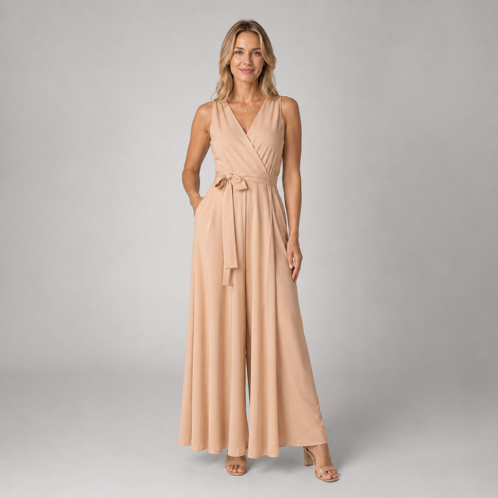 Selena | Women's Wedding Guest Elegant Wrap Maxi Dress